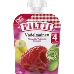 Hedelmäsose Piltti 90 g Vadelmainen 4 kk