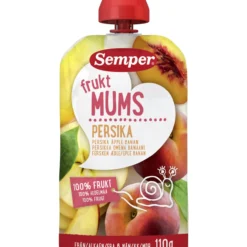 Hedelmäsose Semper 110 g Fruktmums Persikka 6 kk