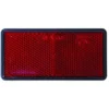 Heijastin punainen 100 x 40 mm, tarrakiinnitys