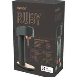 Hiilihapotuslaite Mysoda Ruby 2, musta/kupari