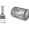 Hiiliteräskuppiharja Dremel 442, 2 kpl