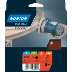 Hiomapyörö Norton Expert 150 mm P120 5 kpl