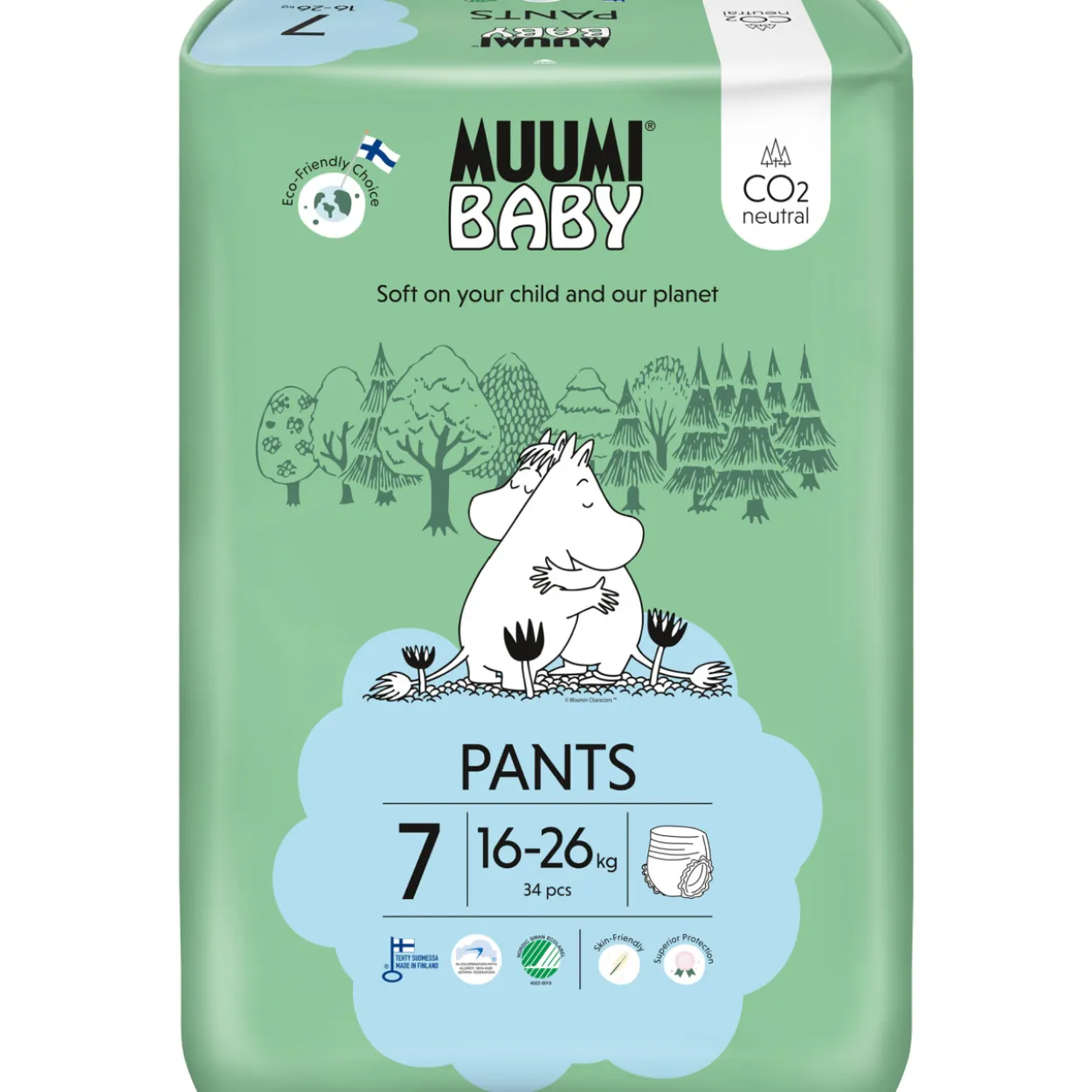 Housuvaippa 34 kpl MuumiBaby Walkers 7, 16-26 kg