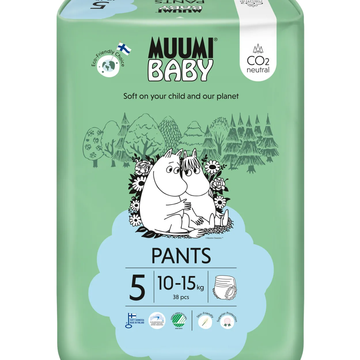 Housuvaippa 38 kpl Muumi Baby Walkers 5,10-15 kg
