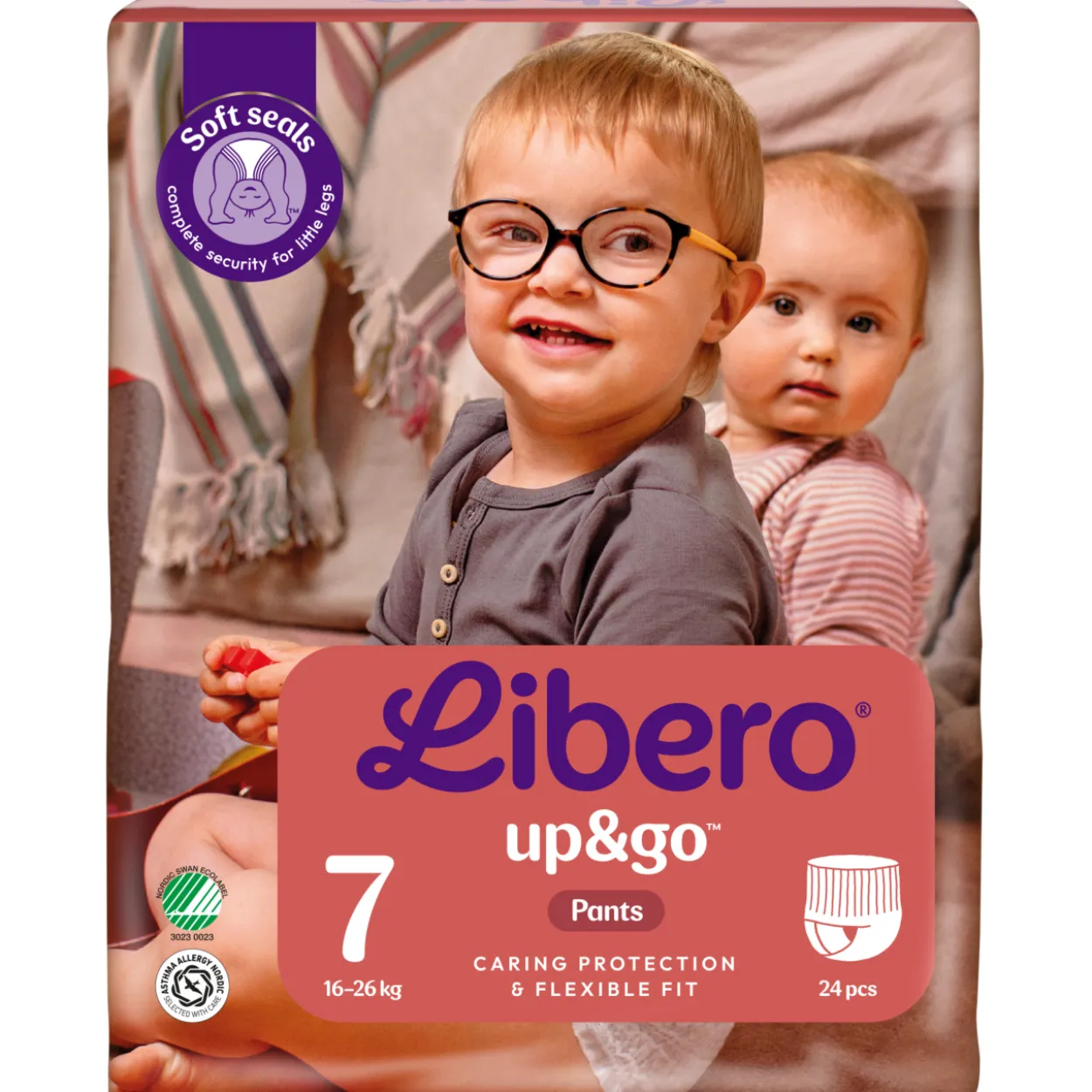 Housuvaippa Libero 24 kpl Up&Go 7, 16-26 kg