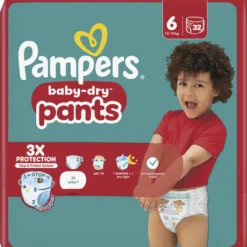 Housuvaippa Pampers 32 kpl Baby Dry 6 13-19 kg