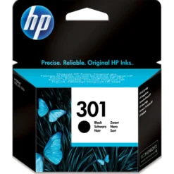 HP 301 -mustekasetti, musta