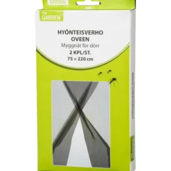 Hyönteisverho oveen, 220 x 75 cm, 2 kpl