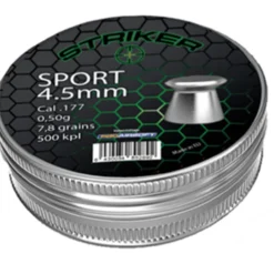 Ilmakiväärin luoti Striker Sport 4,5 mm (Cal .177) / 0,50 g, 500 kpl/pkt