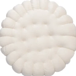Istuintyyny Miny 40 cm Sametti luonnonvalkoinen