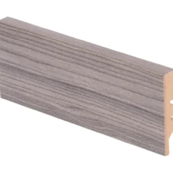 Jalkalista Maler Aava R2 MDF 12x58x2750 Harmaa Tammi, 5 kpl