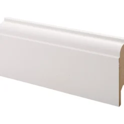 Jalkalista Maler Koski MDF Valkoinen E0 16x65x2750, 5 kpl
