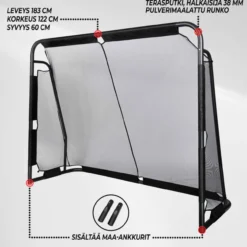 Jalkapallomaali Prosport Premium 183 x 122 x 60 cm