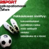 Jalkapallomaali Prosport tukeva 210 x 150 x 50 cm