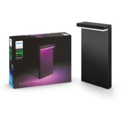 Jalustavalaisin Philips Hue Nyro White and Color Ambiance 13.5W 24V, musta