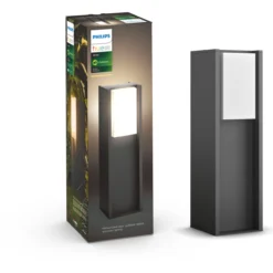 Jalustavalaisin Philips Hue Turaco ulkokäyttöön 9W 230V, antrasiitti