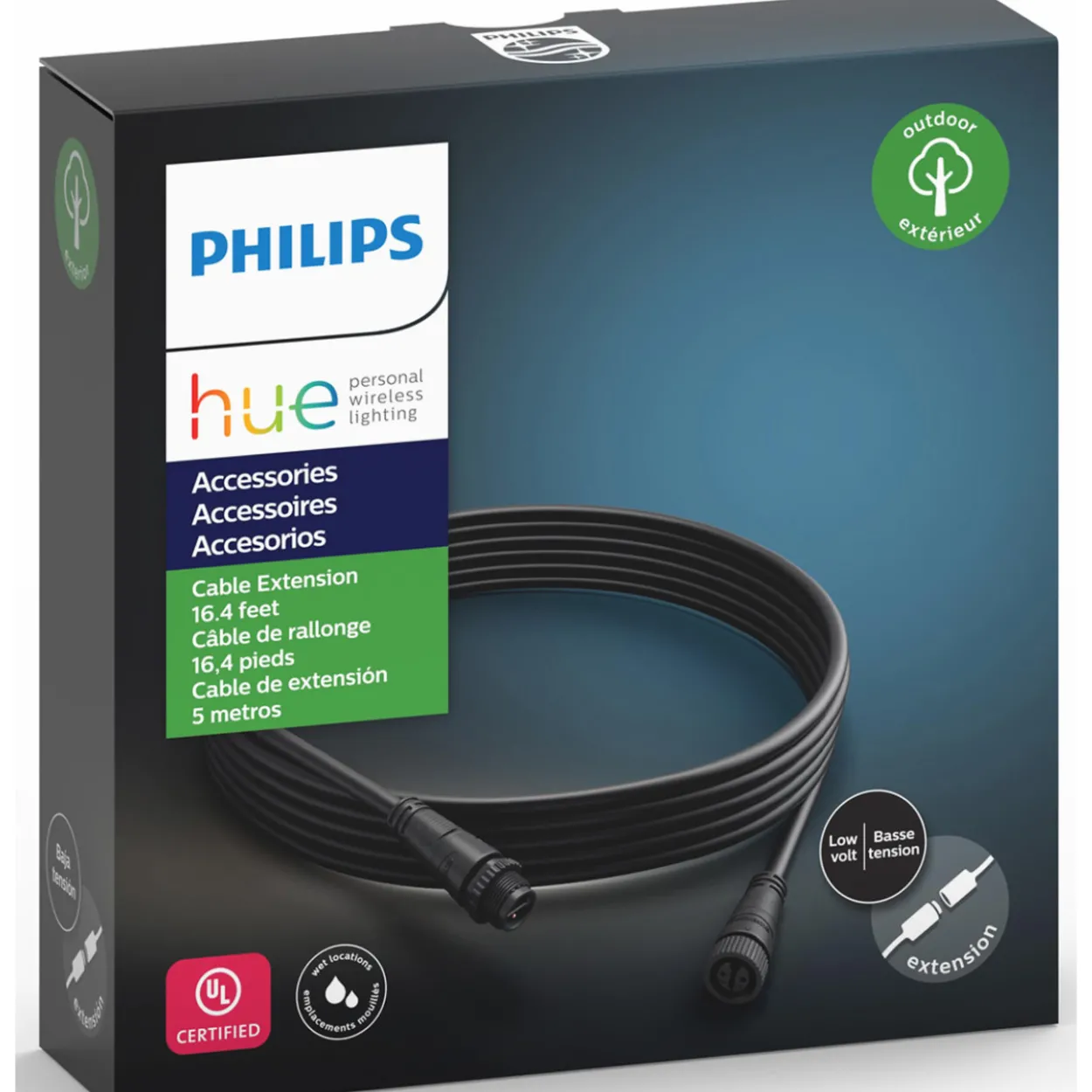 Jatkokaapeli Philips Hue ulkokäyttöön, 5M