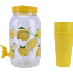 Juoma-astia hanalla Kotikulta 3,8 l ja 4 mukia