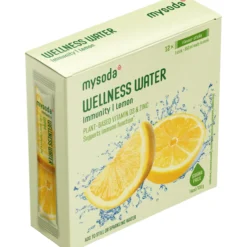 Juomajauhe Mysoda 12 x 4 g Wellness Water Lemon