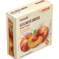 Juomajauhe Mysoda 12 x 4 g Wellness Water Peach
