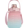 Juomapullo Miny 1,2 l turkoosi/pinkki