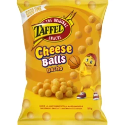 Juustosnacks Taffel 105 g Cheese Balls Nacho