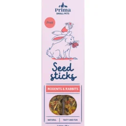 Jyrsijän siementanko Prima Small Pets 2 kpl 115 g hedelmä
