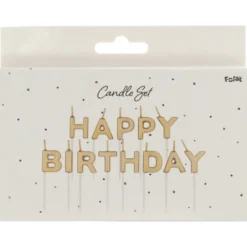 Kakkukynttilä Folat 13 kpl Happy Birthday