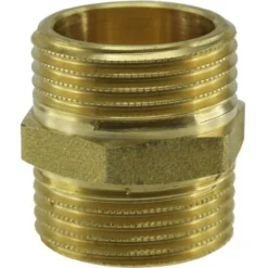 Kaksoisnippa 1/2" messinki