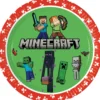 Kartonkilautanen Decorata Party 6 kpl 23 cm Minecraft