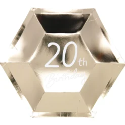 Kartonkilautanen Let's Party 6 kpl 23 cm 20v