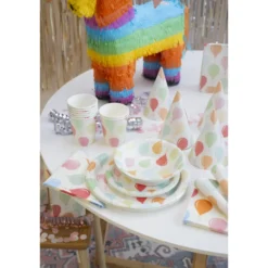 Kartonkilautanen Let's Party 10 kpl 18 cm Ilmapallo