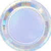 Kartonkilautanen Let's Party 8 kpl 18 cm holografi
