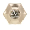 Kartonkilautanen Let's Party 6 kpl 18 cm 20v
