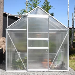 Kasvihuone Green Land 4,8 m², musta runko
