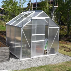 Kasvihuone Green Land 2,3 m², musta runko