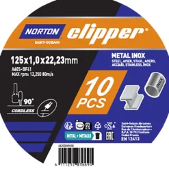 Katkaisulaikka Norton Clipper 125 x 1.0 10 kpl