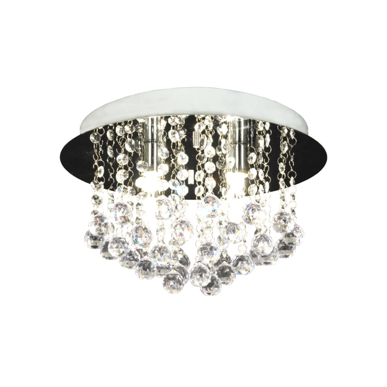 Kattoplafondi Scan Lamps Madelene 35 cm, kromi