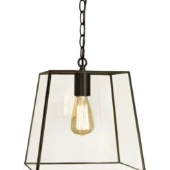 Kattovalaisin Aneta Lighting Diplomat, musta/kirkas