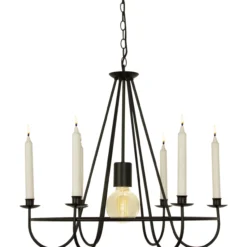 Kattovalaisin Aneta Lighting Kronoberg, musta
