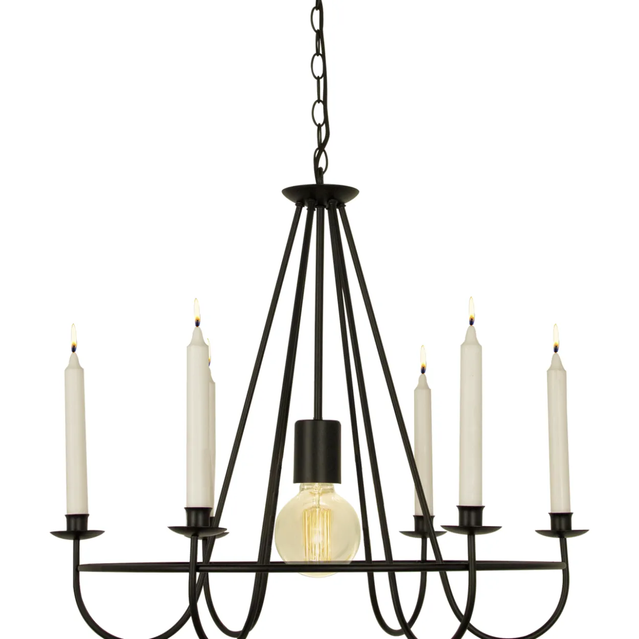 Kattovalaisin Aneta Lighting Kronoberg, musta
