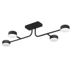 Kattovalaisin EGLO Clavellina led 4x6,8W 89x46,5cm musta/valkoinen