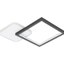 Kattovalaisin EGLO Gafares led 15W 33x33cm musta/valkoinen