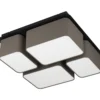 Kattovalaisin EGLO Mordazo 4x28W 51x51x17,5cm antrasiitinruskea/valkoinen