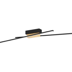 Kattovalaisin EGLO Panagria led 2x13W 93,5x7,5cm musta/puu