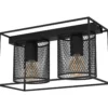 Kattovalaisin 2-os EGLO Catterick 2x40W 35x16,5cm musta