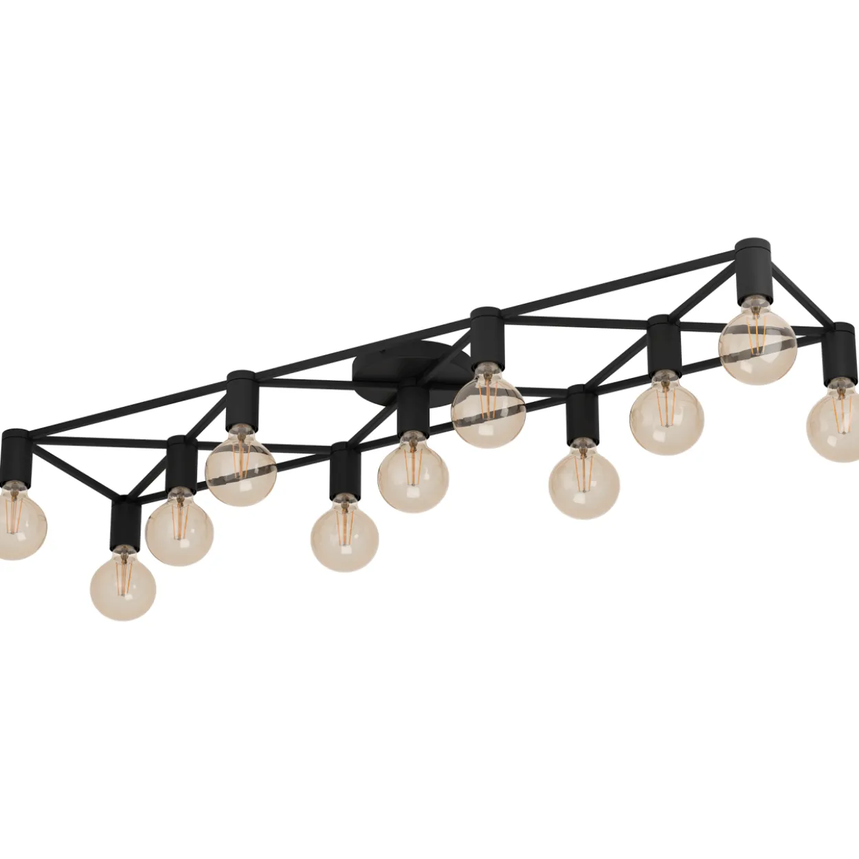 Kattovalaisin 11-os EGLO Speke 11x40W 156x31cm musta