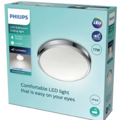 Kattovalaisin Philips Doris CL257 kromi 17W 40K IP44