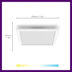 Kattovalaisin WiZ Panel valkoinen SQ 12W 27-65K TW