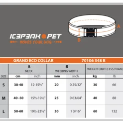 Kaulapanta Icepeak Pet Grand Eco musta/oranssi